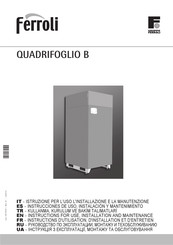 Ferroli QUADRIFOGLIO B 220 Instrucciones De Uso