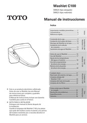 Toto Washlet C100 Manual De Instrucciones