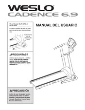 Weslo CADENCE 6.9 Manual Del Usuario