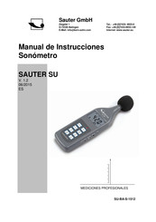 sauter SU Manual De Instrucciones