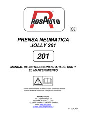 ROSAUTO JOLLY 201 Manual De Instrucciones