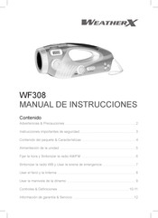 weatherX WF308 Manual De Instrucciones