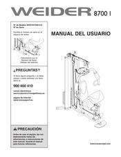 Weider 8700 I Manual Del Usuario