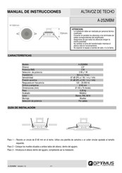 Optimus A-252MBM Manual De Instrucciones