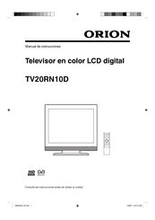 Orion TV20RN10D Manual De Instrucciones