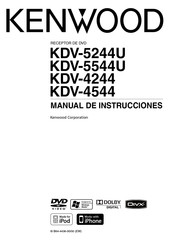 Kenwood KDV-4544 Manual De Instrucciones