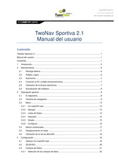 TwoNav Sportiva 2.1 Manual Del Usuario