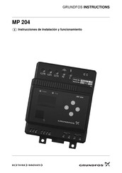 Grundfos MP 204 Instrucciones De Instalación Y Funcionamiento