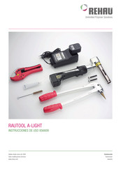 Rehau RAUTOOL A-LIGHT Instrucciones De Uso