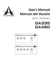 A SYSTEMS GA460 Manual Del Usuario