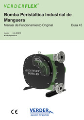 Verderflex Dura 45 Manual De Funcionamiento Original