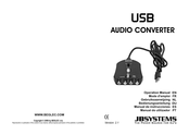 JB Systems USB AUDIO CONVERTER Manual De Instrucciones