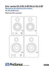 PRESONUS Eris Serie Manual Del Usuario