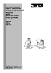 Makita RF1101 Manual De Instrucciones