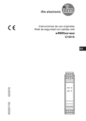 IFM Electronic efector110 G1501S Instrucciones De Uso Originales