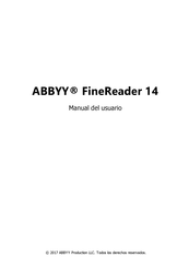 ABBYY FineReader 14 Manual Del Usuario