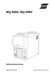 ESAB Mig 5004i Instrucciones De Uso