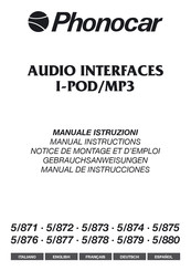 Phonocar 5/877 Manual De Instrucciones