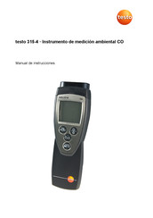 testo 315-4 Manual De Instrucciones