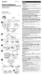 Sony MDR-AS50G Manual De Instrucciones