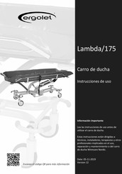 Ergolet Lambda/175 Instrucciones De Uso