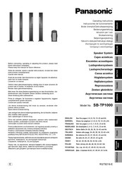 Panasonic SB-WA1000 Instrucciones De Funcionamiento