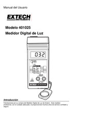 Extech Instruments 401025 Manual Del Usuario