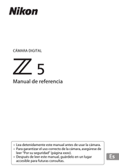 Nikon Z 5 Manual De Referencia