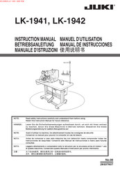 JUKI LK-1941 Manual De Instrucciones