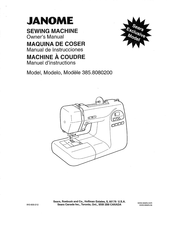 Janome 385.8080200 Manual De Instrucciones