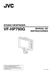 JVC VF-HP790G Manual De Instrucciones