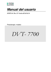 I-Tech DVT- 7700 Manual Del Usuario