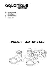 aquanique PGL Set 1 LED Instrucciones De Uso