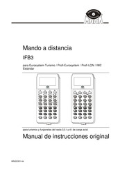 MAHA IFB3 Manual De Instrucciones