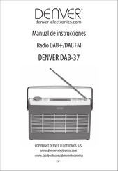 Denver DAB-37 Manual De Instrucciones