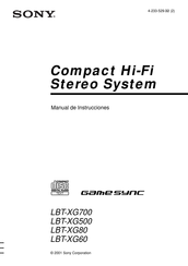 Sony LBT-XG60 Manual De Instrucciones