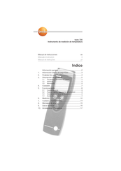 testo 720 Manual De Instrucciones