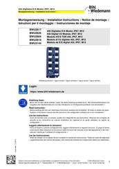 bihl+Wiedemann BWU3144 Instrucciones De Montaje