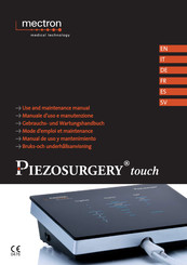 Mectron Piezosurgery touch Manual De Uso