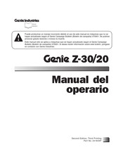 Genie Z-30/20 Manual Del Operario