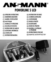 Ansmann POWERLINE 5 LCD Instrucciones De Manejo