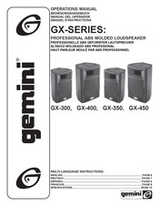 Gemini GX-300 Manual Del Operador