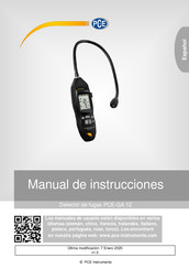 PCE Instruments PCE-GA 12 Manual De Instrucciones