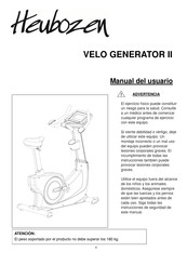 Heubozen VELO GENERATOR II Manual Del Usuario