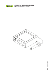 Buchi Paquete de boquilla ultrasónica Manual De Instrucciones