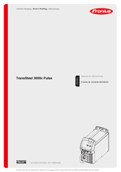 Fronius TransSteel 3000c Pulse Manual De Instrucciones