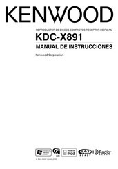 Kenwood KDC-X891 Manual De Instrucciones