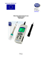 PCE Instruments PCE-PHD 1 Manual De Instrucciones