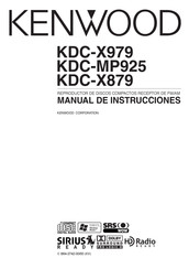 Kenwood KDC-MP925 Manual De Instrucciones