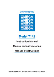 Omega 7142 Manual De Instrucciones